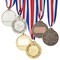 6 Pack 1st, 2nd, 3rd Place 2.6-Inch Award Medals for Kids and Adults Participation with 15.5-Inch Ribbon for Sports, Tournaments, Competitions